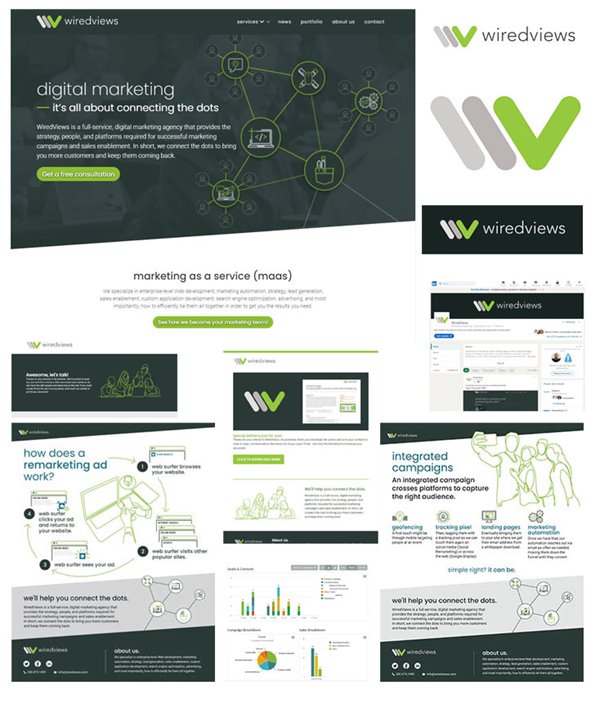 WiredViews digital marketing services brochure